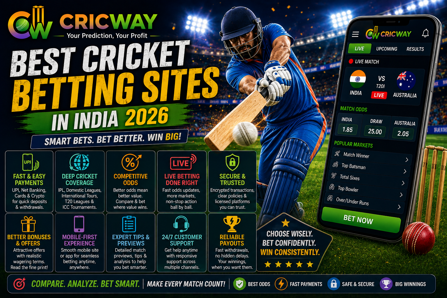 Cricket Betting Sites