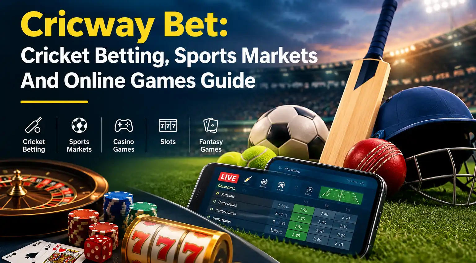 Cricway Bet cricket betting and online games guide