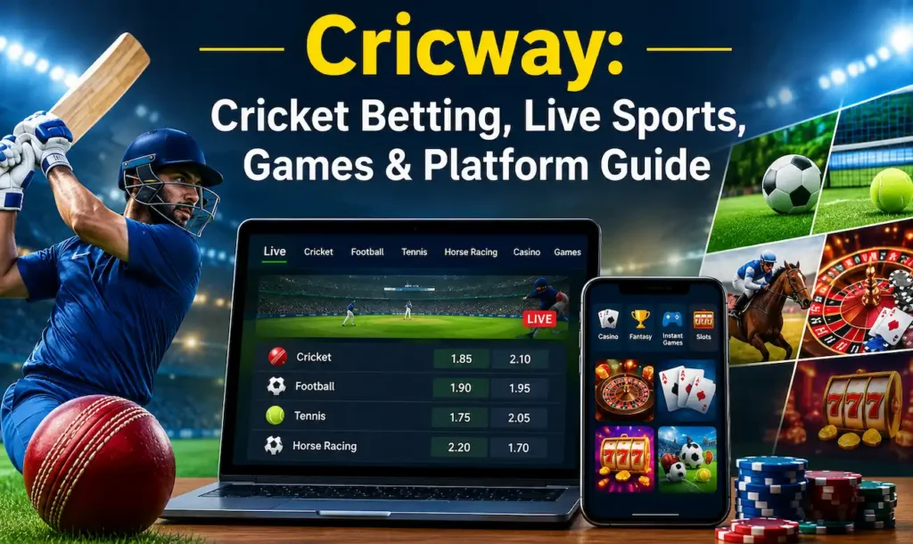 Cricway cricket betting, live sports and games platform guide