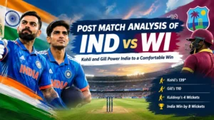 post match analysis of IND vs WI